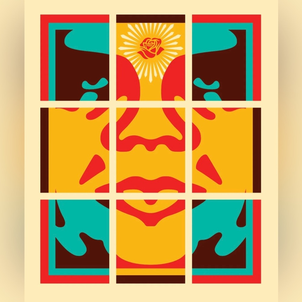 Obey Giant Shepard Fairey They Divide We Multiply Print Signed And Numbered /100
